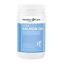 Viên Dầu Cá Hồi Healthy Care Wild Salmon Oil 1000mg - Bổ Sung Omega-3 Tốt Cho Não Bộ và Mắt, Hỗ Trợ Sức Khỏe Tim Mạch