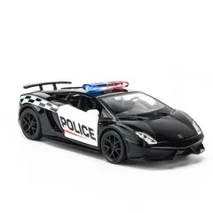 Mô hình xe UNI Lamborghini Gallardo Police LP570-4 tỉ lệ 1:36 - Đồ Chơi Sưu Tầm Kiểu Dáng Sang Trọng cho Người Đam Mê Xe Hơi