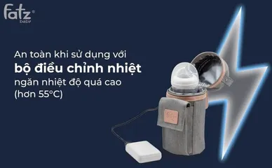 Máy Hâm Sữa Xách Tay Fatzbaby Ready 3-FB3103SL - Tiện Lợi, Thiết Kế Gọn Nhẹ, Dùng USB, Hâm Nóng Mọi Lúc Mọi Nơi