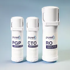 Lõi lọc PGP Pureit Delica UR5840 cho máy lọc âm tủ bếp - Công suất 8.000 lít, loại bỏ vi khuẩn, đảm bảo nước sạch cho gia đình 4-6 người