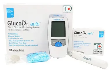 Máy Đo Đường Huyết Gluco.Dr Auto AGM-4000 - Kết Quả Chính Xác Chỉ Sau 5 Giây, Công Nghệ Đức, Dùng Cho Gia Đình