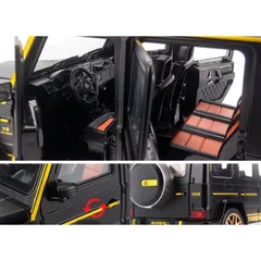 Mô hình xe Mercedes Benz G65 1:18 Miniauto chi tiết - Xe mở cửa, đánh lái, có đèn và nhạc - Quà tặng hoàn hảo cho tín đồ ô tô