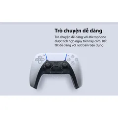 Tay cầm chơi game Sony PS5 DualSense Wireless - Công nghệ Haptic Feedback & Adaptive Trigger, Kết nối Bluetooth và USB Type-C, Chơi Game Thoải Mái