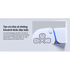 Tay cầm chơi game Sony PS5 DualSense Wireless - Công nghệ Haptic Feedback & Adaptive Trigger, Kết nối Bluetooth và USB Type-C, Chơi Game Thoải Mái