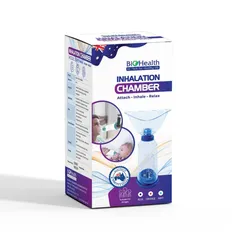 Buồng Đệm Khí Dung Biohealth BH01 - Thiết Bị Hỗ Trợ Hô Hấp Cầm Tay Nhỏ Gọn, Dễ Dàng Sử Dụng, Bao Gồm 2 Mặt Nạ Người Lớn & Trẻ Em