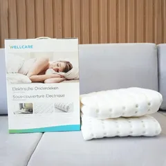 Chăn Đệm Điện Sưởi Ấm Wellcare WE-167UBHD - Chất Liệu Mềm Mại, Nhanh Chóng, Thích Hợp Cho Mùa Đông, Điều Chỉnh Nhiệt Độ Dễ Dàng