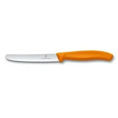 Dao Gọt Lưỡi Răng Cưa Victorinox 11cm - Dụng Cụ Nhà Bếp Đa Năng Cắt Chính Xác Cho Cà Chua và Xúc Xích