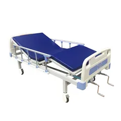 Giường y tế Akiko A82 có 2 tay quay điều chỉnh, chiều dài 195cm, tải trọng tối đa 250kg - Giảm đau nhức và thoải mái cho người dùng