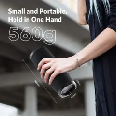 Loa Bluetooth Di Động Earfun Uboom Slim Chống Nước IPX7 - Âm Thanh 20W, Thời Gian Nghe 16 Giờ, Kết Nối Bluetooth 5.2, Dễ Mang Theo