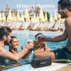 Loa Bluetooth Tronsmart Element Force+ 40W Chống Nước IPX7 - Âm Bass Sâu, Thiết Kế Gọn Nhẹ, Kết Nối Bluetooth 5.0, Thời Gian Phát 15 Giờ