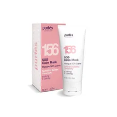 Mặt Nạ Cấp Ẩm Purles 156 SOS Calm Mask - Giúp Làm Dịu Da Khô Nhạy Cảm Với Chiết Xuất Tảo Biển Và Squalane 50ml