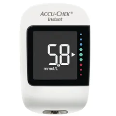Máy Đo Đường Huyết Accu-Chek Instant - Kết Quả Nhanh Chỉ 4 Giây, Thiết Kế Nhỏ Gọn, Thích Hợp Sử Dụng Cá Nhân, Thiết Bị Y Tế Chính Hãng