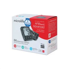 Máy đo huyết áp bắp tay tự động Microlife B6 Connect - Phát hiện rung tâm nhĩ, kết nối Bluetooth, kết quả chính xác, tiện lợi cho sức khỏe