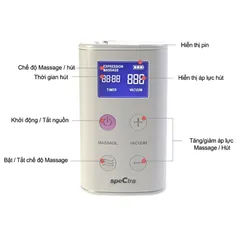 Máy Hút Sữa Điện Đôi Spectra 9 Plus - Công Nghệ Hiện Đại, 10 Cấp Độ Hút và 5 Chế Độ Massage, An Toàn và Tiện Dụng Cho Mẹ