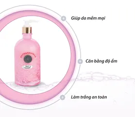 Sữa Tắm Làm Sáng Mịn Da 6 in 1 Oshirma Bath & Shower - Dưỡng Da Trắng Sáng Mịn Màng Với Hoa Cúc Nhật, Hương Thơm Quyến Rũ
