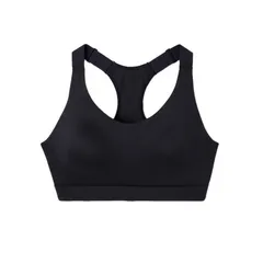 Áo Bra Fitness Nữ 900 Decathlon Domyos 8589403 Màu Đen - Áo Tập Gym Thể Thao, Nâng Đỡ Vòng 1, Chất Liệu Thoáng Khí, Co Giãn Tốt