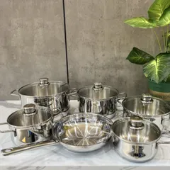 Bộ Nồi 6 Món WMF Diadem Plus Thép Không Gỉ 18/10 - Nồi Nấu Đa Năng Cho Tất Cả Các Loại Bếp, Bộ Nồi Chất Lượng Cao