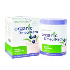Bột uống dinh dưỡng Organic Rmeal Keto 300g - Thay thế bữa ăn, hỗ trợ giảm cân, tăng cường sức khỏe cho mọi đối tượng