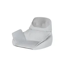 Đệm Massage Eo Mông Momoda SX352 Cao Cấp - Giảm Đau Lưng, Thư Giãn Với 4 Đầu Massage 3D Chất Liệu Thoáng Khí, Màu Xám