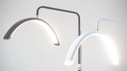 Đèn Led Spa Dáng Bán Nguyệt 360 Bóng Chỉnh Sáng - Thiết Bị Chiếu Sáng Cho Trung Tâm Làm Đẹp, Thẩm Mỹ
