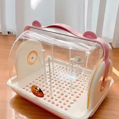Giá Úp Bình Sữa 9baby Chất Liệu Nhựa PP Cao Cấp - Hỗ Trợ Mẹ Phơi Khô Bình Sữa, Dụng Cụ Bé, Nắp Hình Gấu Tiện Lợi