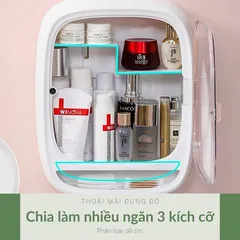 Kệ Dán Tường Đa Năng Horoki 3635 - Chống Bụi, Thiết Kế Sang Trọng, Tối Ưu Không Gian, Đựng Đồ Mỹ Phẩm và Nhà Tắm