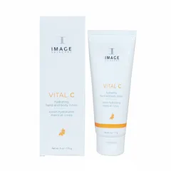 Kem Dưỡng Da Tay và Body Image Skincare Vital C - Giàu Độ Ẩm, Cải Thiện Đàn Hồi Da, Chống Lão Hóa, Dưỡng Ẩm Tự Nhiên, Lọ 170g