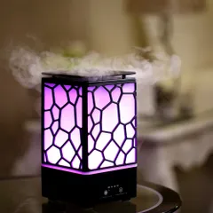 Máy Khuếch Tán Tinh Dầu Đèn Ngủ LED 7 Màu - Thiết Bị Gia Đình Thông Minh, Phát Tán Hương Thơm, Tự Động Tắt Khi Hết Nước