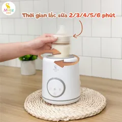 Máy Lắc và Giữ Ấm Bình Sữa Moaz Bebe MB079 - Thiết Bị Thông Minh Giúp Mẹ Tiện Lợi, Giữ Nhiệt và Lắc Sữa Đều Ổn Định