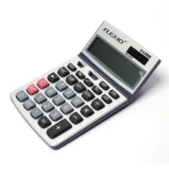 Máy Tính Cầm Tay Flexoffice FLEXIO CAL-04S - Phím Bấm Lớn, Màn Hình LCD Nghiêng, Tính Toán Đa Dạng, Dễ Dàng Sử Dụng