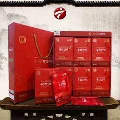 Nước Hồng Sâm 6 Năm Tuổi Hansamin Hàn Quốc - Bổ Sung Dinh Dưỡng, Tăng Cường Trí Nhớ & Sức Khỏe - Hộp 30 Gói 70ml