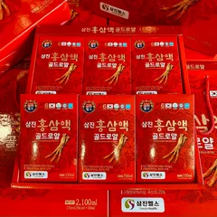 Nước Hồng Sâm SamJin Gold Royal - Giàu Dinh Dưỡng, Hỗ Trợ Tăng Cường Sức Khỏe, Bổ Sung Năng Lượng, 30 Gói 70ml