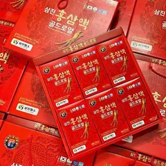 Nước Hồng Sâm SamJin Gold Royal - Giàu Dinh Dưỡng, Hỗ Trợ Tăng Cường Sức Khỏe, Bổ Sung Năng Lượng, 30 Gói 70ml