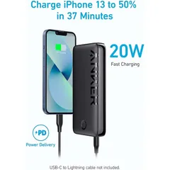 Pin Sạc Dự Phòng Anker 335 PowerCore 20K A1288 20000mAh, Sạc Nhanh PD 20W, Tương Thích Nhiều Thiết Bị, Sạc 3 Cổng USB