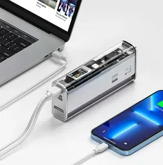 Pin sạc dự phòng Shargeek Storm 2 Slim 130W 20000mAh - Thiết kế Cyberpunk, Sạc nhanh, Đồ công nghệ cao cho điện thoại và thiết bị số