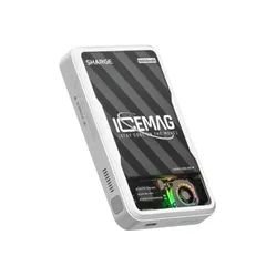 Pin sạc dự phòng từ tính Sharge ICEMAG 10000mAh - Sạc không dây & có dây, quạt tản nhiệt, đèn LED RGB, hoàn hảo cho iPhone 12 Series trở lên