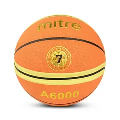 Bóng rổ Da PU A6000 Mitre - Quả Bóng Chuyên Nghiệp Độ Bền Cao - Phù Hợp Các Giải Đấu Thể Thao