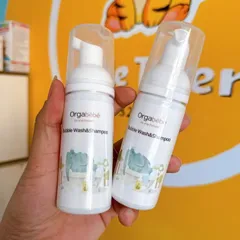 Set Chăm Sóc Da Mini Orgabebe Travel Kit 4 Món - Bọt Vệ Sinh, Sữa Tắm Gội, Kem Dưỡng Ẩm Cho Bé An Toàn Từ Sơ Sinh