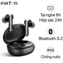 Tai Nghe Bluetooth TWS EarFun Air S - Chống Nước IPX5, Cảm Ứng Chạm, Âm Thanh Cao Cấp, Thời Gian Sử Dụng 30 Giờ