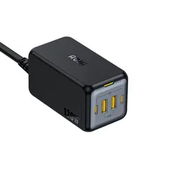 Trạm Sạc Để Bàn AOHi Magcube 120W Pro - 4 Cổng USB-C & USB-A, Thiết Kế Gọn Nhẹ, Sạc Nhanh Cho Laptop, Điện Thoại Thông Minh