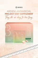 Viên Hỗ Trợ Giảm Cân Ardiem Jaksimsedal - Tự Nhiên, Giảm Cảm Giác Thèm Ăn, Thon Gọn Vóc Dáng, Hỗ Trợ Trao Đổi Chất, Hộp 28 Gói
