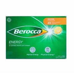 Viên sủi Berocca Performance Effervescent Tăng Đề Kháng - Hỗ Trợ Miễn Dịch, Vitamin B, C, Hương Vị Cam, Xoài - Dễ Dàng Sử Dụng