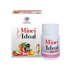 Viên Uống Giảm Cân Minci Ideal - Hỗ Trợ Tăng Chuyển Hóa, Ngăn Mỡ Dư Thừa, Vóc Dáng Thon Thả - Lọ 40 Viên Thiên Nhiên An Toàn