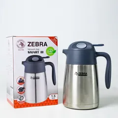 Bình Giữ Nhiệt Inox Zebra Smart III 112948 1.5L - Giữ Nhiệt Lâu Đến 12 Giờ, Chất Liệu Thép Không Gỉ Thời Trang