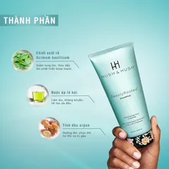 Bộ Dầu Gội Xả Hush & Hush Deeply Rooted - Kích Thích Mọc Tóc, Giúp Phục Hồi Tóc Hư Tổn, 100% Thành Phần Tự Nhiên, 200ml
