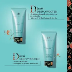 Bộ Dầu Gội Xả Hush & Hush Deeply Rooted - Kích Thích Mọc Tóc, Giúp Phục Hồi Tóc Hư Tổn, 100% Thành Phần Tự Nhiên, 200ml