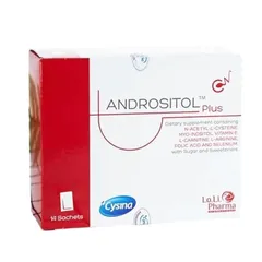 Bột Uống Andrositol Plus Cho Nam Giới - Hỗ Trợ Sức Khỏe Sinh Sản, Tăng Cường Chất Lượng Tinh Binh, Hộp 14 Gói