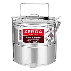 Hộp Đựng Thức Ăn Inox 304 Zebra 150142 - Thiết Kế 2 Tầng Cao Cấp, Chịu Lực, Thân Thiện Sức Khỏe
