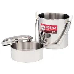 Camen Inox có nắp cài và quai cầm Zebra - Đồ Gia Dụng Nhà Bếp Chất Liệu Cao Cấp, Bảo Quản Thức Ăn An Toàn