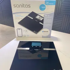 Cân Sức Khỏe Sanitas SBF73 Kết Nối Ứng Dụng Thông Minh - Theo Dõi Trọng Lượng, Chỉ Số Sức Khỏe, Phân Tích BMI, Hỗ Trợ Đến 8 Người Dùng
